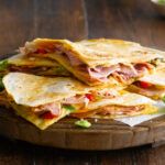 Warme tortilla met beenham